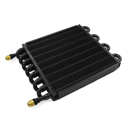 Transmission Oil Cooler Kit Fin Oil Cooler Kit (Black, 16 Pass) - color: Black, size: 16 Pass