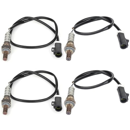 4PCS Oxygen Sensor O2 Sensor 2 Upstream & 2 Downstream 234-4045 SG1813 22060 250-24001 2004-2010 for Ford Explorer 4.0L 4.6L,1999-2006 for Ford F-150 4.2L 4.6L 5.4L,2001-2002 for Lincoln