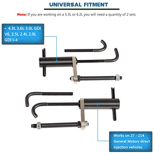EN-49248 Injector Rail Assembly Remover Tool 6706 for Cadillac, Saturn, Pontiac and Chevrolet 27-214 Direct Injection Engines