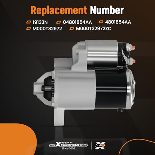 maXpeedingrods 19133N Starter Motor for Dodge Nitro 2010-2011 - style: 19133N