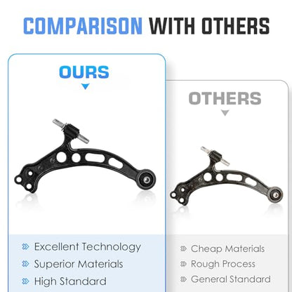Front Lower Left Right Control Arm Assembly Suspension Kit for 1992-2001 Toyota Camry, 1999-2003 Lexus RX300, 1995-1997 Toyota Avalon, 1992-2001 Lexus ES300(2pc)