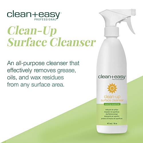 Clean + Easy Clean-Up Surface Cleanser Wax Remover Spray Pre-Waxing 16oz