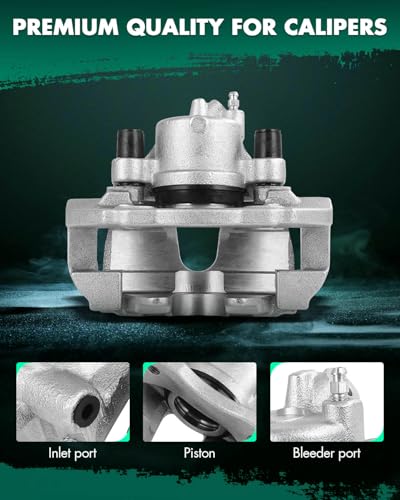 SCITOO 1PC Front Right Brake Caliper Assembly with Bracket For Ford - size: Front Passenger[18B4949]