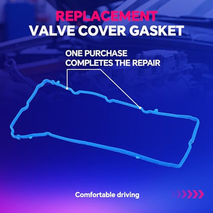 Valve Cover Gasket Compatible with Dodge Challenger Charger, for Chrysler 200 300, for Jeep, for Ram 1500, for Volkswagen 3.6L V6 2011-2020, Engine Gasket Set Replace VS50805R 5184562AC - size: VS50805R