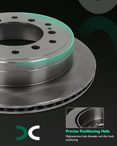SCITOO Rear Brake Kits Disc Brake Rotor Brakes Pads:D606;31550 - size: Rear 31550 + D606 [2+4PCS]