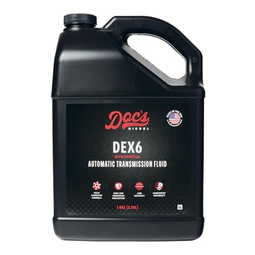 Doc's Diesel DEX6 High Mileage Full Synthetic DEXRON VI Automatic Transmission Fluid, 1-Gallon - color: DEXRON VI, size: 1-Gallon