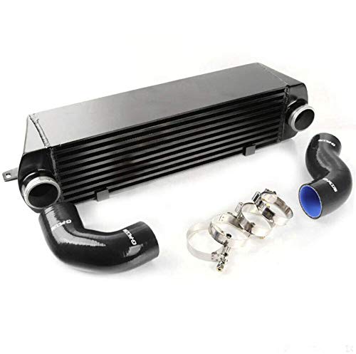 Twin Turbo Intercooler Kit Compatible with BMW E90 E92 335i 335xi 135i 2006-2010 Black