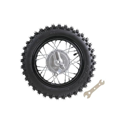 TDPRO 12’’ Front Wheel 60/100-12 & 10’’ Rear 80/100-10 Drum Brake Wheel for Dirt Pit Bike KLX110 KX65 Thumpstar 70cc-125c CRF50 XR50 Motorcycle
