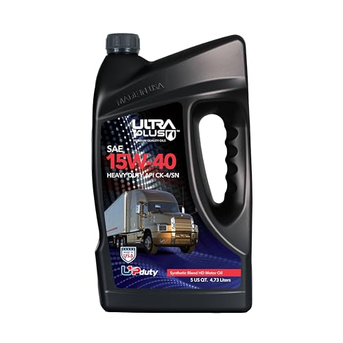 SAE 15W-40 Synthetic Blend Motor Oil API CK-4/SN 5 Quart - size: 5 Quart Jug