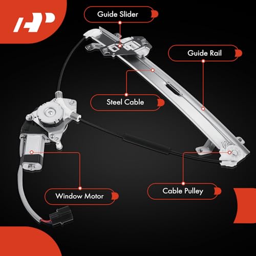 A-Premium Front Passenger Side Power Window Regulator with Motor (2-Pin) - style: Front Passenger Side (RH)