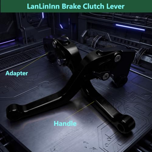Motorcycle Brake and Clutch Levers Fit For ZX-6R ZX636 2019-2024 2025 2026 - color: Black