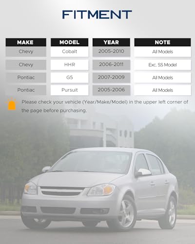4Pc Struts Fit for Chevy Cobalt 2005-2010 Chevy HHR 2006-2011 - size: Fit for Cobalt 05-10 4x Struts Assembly (296)