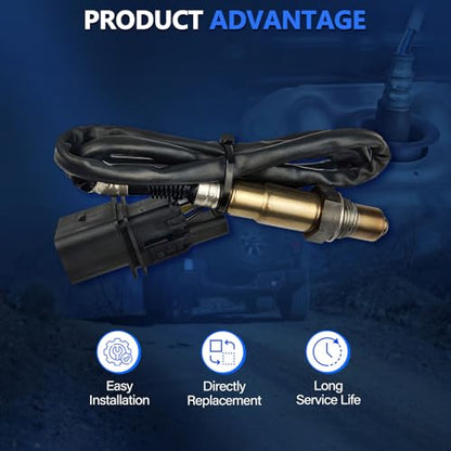 Maxfavor 1Pc Downstream Oxygen O2 Sensor Replacment for Chevy Cruze 2015 2014 2013 2012 2011 1.4L 1.8L, 2015-2012 Sonic 1.4L 1.8L, 2014 2013 Trax 1.4L 234-4528 02 Sensor