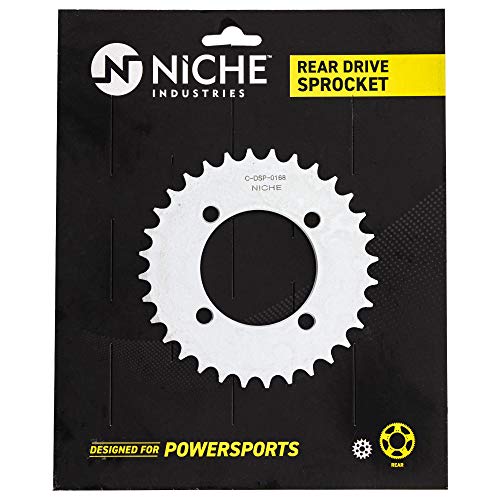 NICHE Drive Sprocket Chain Combo for Yamaha PW80 Y-Zinger Front 15 Rear 32 Tooth 420VM-X X-Ring 84 Links