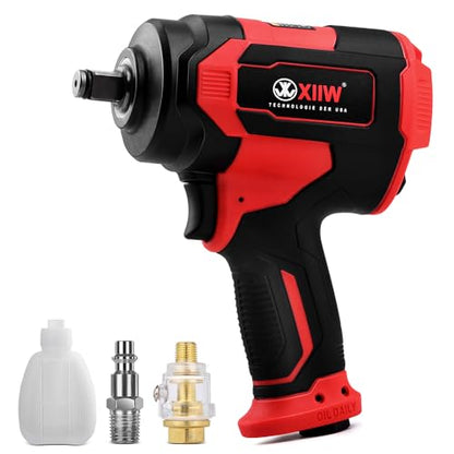 1/2'' Composite Air Impact Wrench, 1200 ft-lbs Torque, 4.08 lbs Lightweight - size: 1/2 inch | 1200 ft-lbs