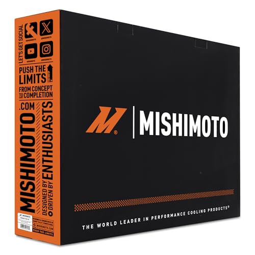 Mishimoto MMRAD-F2D-03 Aluminum Radiator Fits Ford 6.0 Powerstroke F250 F350 F450, Ford Excursion 2003-2007