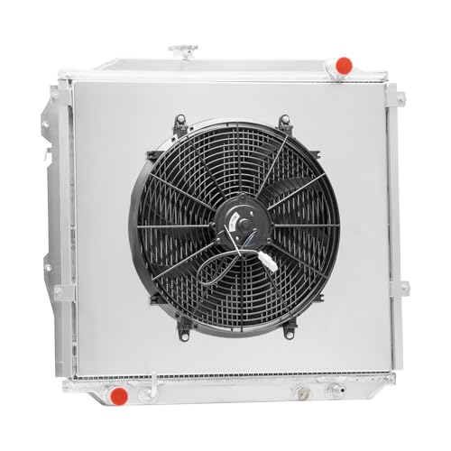 Automotive Replacement Engine Radiators 2 Row Radiator Shroud Fan For Toyota 4Runner SR5 Base 2.7L L4 3.4L V6 1996-2002 Aluminum Radiator Fan - size: 2 Row Radiator+Shroud Fan