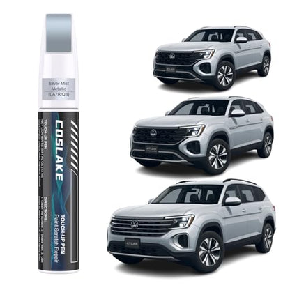 Car Touch Up Paint(Silver Mist Metallic(LA7R/Q3)) for Volkswagen - color: Silver Mist Metallic(LA7R/Q3) for 2025 Atlas/2025 Atlas Cross Sport/2024 ID.4