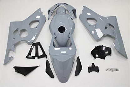 YTL Nardo Gray Full Fairing Fit for Suzuki 2004-2005 GSXR 600/750 - color: 001 Nardo Gray