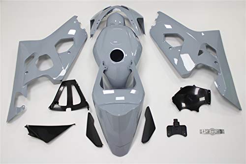YTL Nardo Gray Full Fairing Fit for Suzuki 2004-2005 GSXR 600/750 - color: 001 Nardo Gray