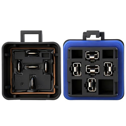 12V 40/30A 5-Pin SPDT Waterproof Relay and 14AWG Harness Kit - size: 12V 5Pin