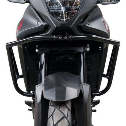 Tusk Crash Bars with Quiet Glide ADV Skid Plate Kit (Black) Compatible with Honda Transalp XL750 2024-2025
