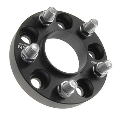 1 Inch Hub Centric Wheel Spacer Compatible with Mitsubishi Lancer Eclipse & Outlander - 5x114.3 (5x4.5) Bolt Pattern, 67.1mm Hub Bore, 12x1.5 Studs, 6061-T6 Billet Aluminum, Black - Set of 4 - size: 1 Inch Hubcentric Wheel Spacers, style: 4x Wheel Spacers