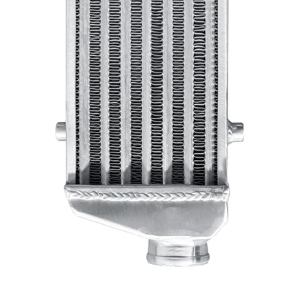Universal Intercooler 23''x7''x2.7" Front Mount Intercooler 2.2'' Inlet and Outlet Aluminum Turbo Intercooler Direct Replacement for Any Turbo Charger system - size: 23''x7''x2.7" 2.2''