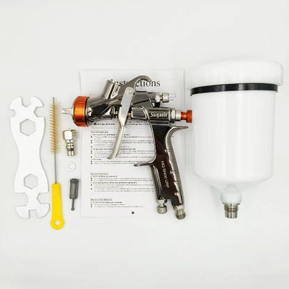 W400 Spray Gun 1.3mm HIQ Atomization airless Sprayer Painting car Paint Tool Airbrush