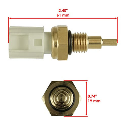 Caltric Water Coolant Temperature Sensor Compatible with Yamaha Kodiak 700 YFM700 2019 2020 2021 2022