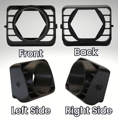52mm Gauge Pod for 2003-2008 Subaru Forester and 2008 Impreza, Driver Side Vent Replacement, Airflow Retained, PETG Heat-Resistant, Matte Black, Quality Build for Easy Installation