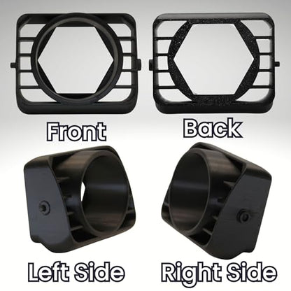52mm Gauge Pod for 2003-2008 Subaru Forester and 2008 Impreza, Driver Side Vent Replacement, Airflow Retained, PETG Heat-Resistant, Matte Black, Quality Build for Easy Installation