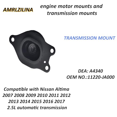Engine Motor Transmission Mount Kit for Nissan Altima 2007-2017 - size: Nissan Altima 2007-2017 2.5L automatic