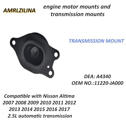 Engine Motor Transmission Mount Kit for Nissan Altima 2007-2017 - size: Nissan Altima 2007-2017 2.5L automatic
