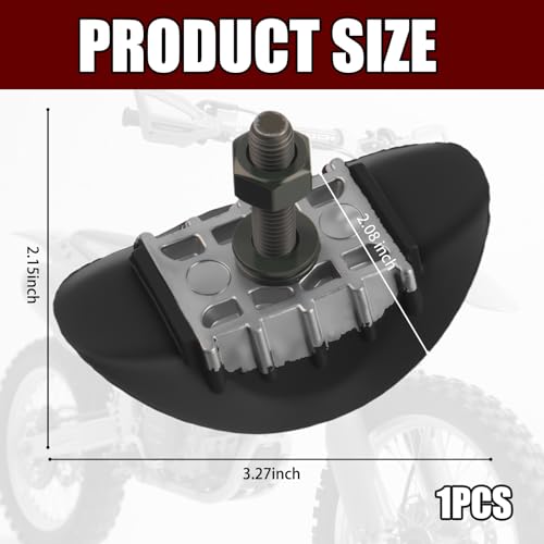 1.6" Motorcycle Rim Lock,Molded Rubber Motorcycle Wheel Lock for Rim Heavy Duty Avoids Inner Tube Damage,Professional Anti-Wear Rims Dirt Bike Locks Motorcycles Accessories