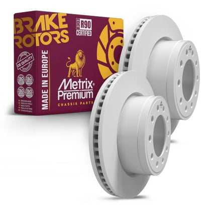 Metrix Premium Chassis Parts - 390 mm Front Coated Vented Disc Brake Rotors - size: 91769MT