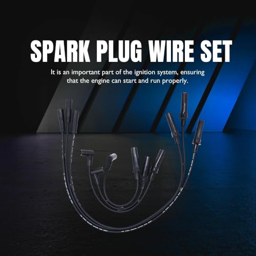 7733 Ignition Spark Plug Wires Set of 6 Replace 68017712AB - style: 7733
