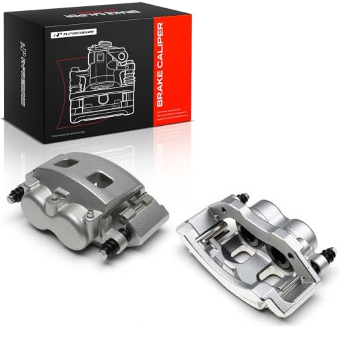 A-Premium Front Left and Right Side Disc Brake Caliper with Bracket - style: Front Driver and Passenger Side