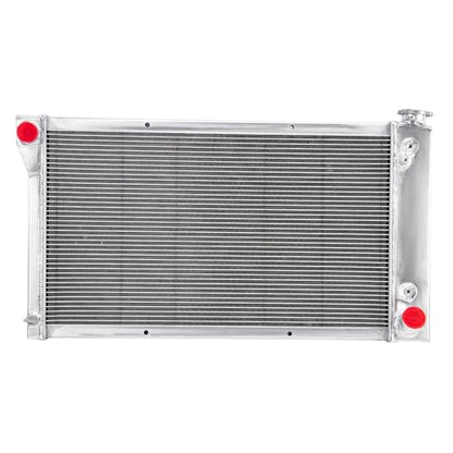 CU369 3 Row Aluminum Radiator for 1967-1972 Chevy GMC C/K Series C10/C20/K10/K20/K30 Pickup Jimmy Blazer Suburban Truck V8 Radiador Crossflow Radiators 1968 1969 1970 1971 67 68 69 70 71 72