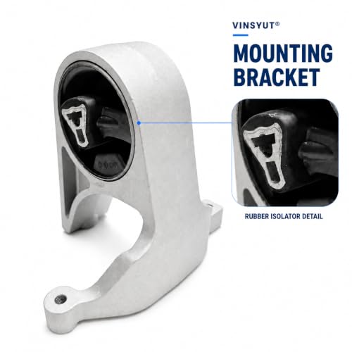 Engine Motor Trans Mount 4X Set fit for 2001- 2005 2006 Chrysler Sebring, Dodge Stratus 2.4, 2.7L Sedan Replace A3034 A2841HY A3049 A2842HY 4593383AA 4573773AB 4593337AB 4573775 VINSYUT - color: for 2001-2006 Chrysler Sebring Dodge Stratus Sedan