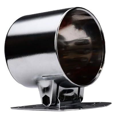 RACETECH 52mm Universal Single Gauge Mounting Cup & Stand – Chrome - color: Chrome, size: 52mm (2-1/16")