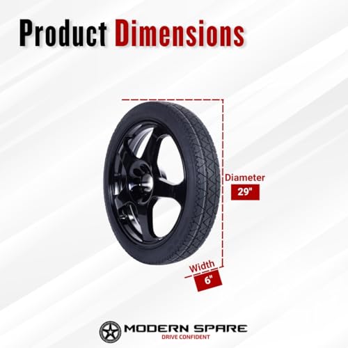 Modern Spare - Fits 2016-2027 Chrysler Pacifica - Wheel & Tire Only - style: Wheel & Tire Only