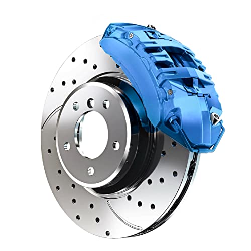 G2 High Temperature Brake Caliper Paint Kit - High Gloss, Wear and Heat Resistant, Epoxy Paint System - Dries Hard, No Flaking or Fading Hawkins Blue - color: Hawkins Blue