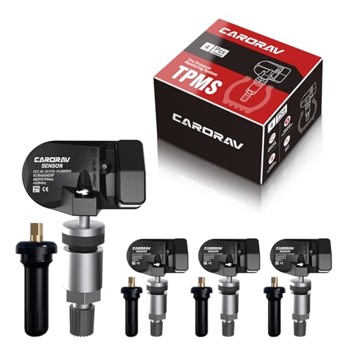 TPMS Sensor Ram Jeep, 433MHz Tire Pressure Monitoring System Sensor, 4 Pack - size: 68293199AA