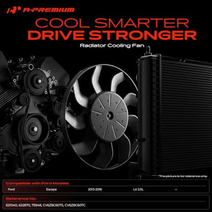 A-Premium Engine Radiator Cooling Fan Assembly