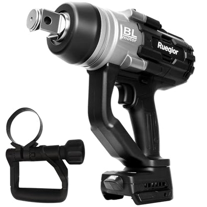 Cordless Impact Wrench 1" Compatible with DeWalt 20V Battery - color: Black 3000n 1in
