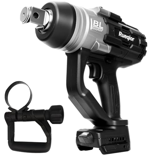 Cordless Impact Wrench 1" Compatible with DeWalt 20V Battery - color: Black 3000n 1in