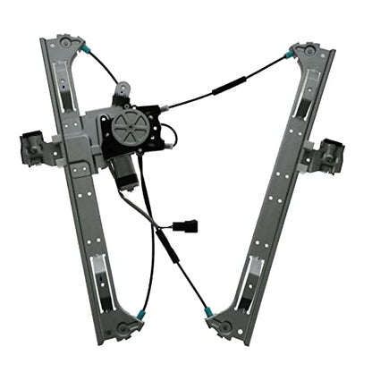 TRQ Front Door Power Window Regulator w/Motor Passenger Side Right RH - style: WRA51163