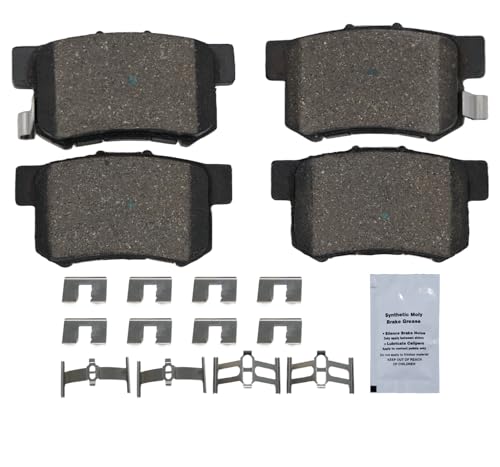 HUSCH Rear Ceramic Brake Pads Kit Fit For Honda Accord, For Civic - size: D537-7418