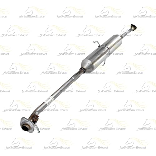 Exhaust Resonator Pipe Compatible with Honda CRV 2002-2004 2.4L | Stainless Steel | Northeastern Exhaust | Includes Clamp, Hangers, Gaskets and Bolt Kit | Direct-Fit Replacement